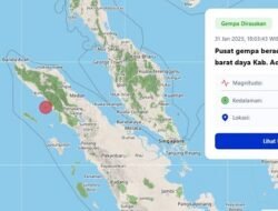 Breaking News, Gempa Bumi 6,2 SR di Aceh Selatan