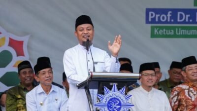 Gubernur Andi Sudirman Hadiri Pencanangan Gedung SDM dan Syawalan Muhammadiyah Sulsel