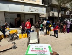 Bantu Pengungsi Palestina di Jalur Gaza, DMI bagikan Makanan siap saji dan air bersih