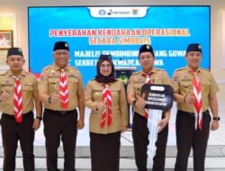 Buka Rakercab Gowa, Husniah Berikan Bantuan Kendaraan Operasional
