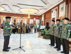 Lantik Pengurus DMI Kalsel, Jusuf kalla: Masjid Harus Meningkatkan Kemakmuran dan Kebaikan Jamaahnya