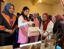 Tas Anyaman Takalar Curi Perhatian Ibu Selvi Gibran di Ajang Budaya Nasional