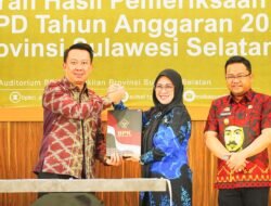 Kelola Keuangan dengan Baik, Pemkab Gowa Raih WTP dari BPK
