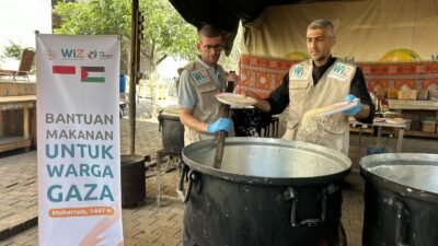 Bantuan Indonesia Jangkau Pengungsi di Kamp Pantai Gaza yang Rawan Tembakan