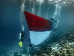 Pertamina Rayakan HUT RI ke-80 dengan Pembentangan Bendera Merah Putih Terbesar di Wakatobi 