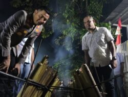 Kapolres Gowa Ikut Meriahkan Tradisi A’lammang di Tama’la’lang, Puji Kelezatan Lammang