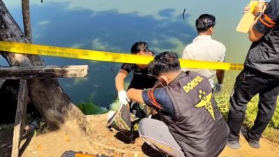 Jasad Bayi Laki-laki Terbungkus Kain Kafan Mengapung di Danau Gowa