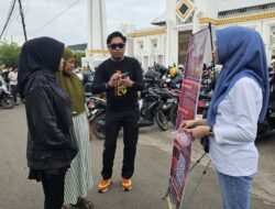 KPU Gowa Edukasi Warga Tentang Pemutakhiran Data Pemilih di CFD Sungguminasa