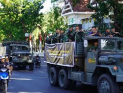 Cegah Anarkis, Pangdivif 3 Kostrad Suarakan Pesan Persatuan Saat Patroli Kota Makassar