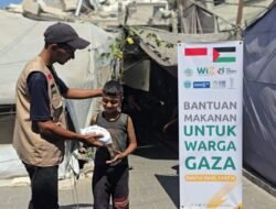 600 Warga Gaza Utara Terima Bantuan Gandum dari Indonesia 
