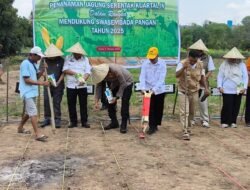 Dukung Ketahanan Pangan, Polres Gowa Gelar Penanaman Jagung Serentak Kuartal IV