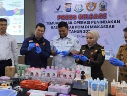 BBPOM Makassar Bongkar Kosmetik Ilegal Bernilai Rp728 Juta di Sidrap