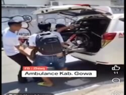 Viral! Mobil Ambulans di Gowa Angkut Motor, Bupati Janji Beri Sanksi Tegas