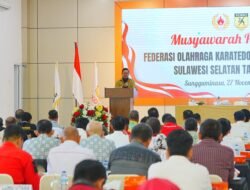 FORKI Sulsel Gelar Musprov, Darmawangsyah Muin Tekankan Target Prestasi Internasional