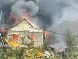 Tawuran Dua Kelompok Warga di Makassar, Picu Kebakaran Tujuh Petak Rumah