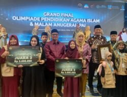 Tiga Wakil Sulsel Raih Juara di Olimpiade dan Lomba PAI 2025