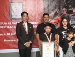 Hadiah Lamborghini Viral, Perayaan Ultah Qansa Al Riffat Masuk Rekor MURI