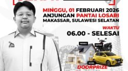 Jalan Sehat PSI Sulsel Berhadiah Rumah, Motor, dan Mobil, Tabola Bale Jadi Guest Start