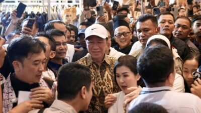 Jokowi Tiba di Makassar, Hadiri Penutupan Rakernas PSI