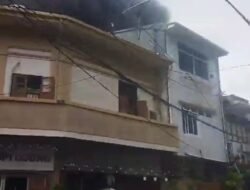 Lupa Matikan Kompor, 5 Rumah di Kawasan Pusat Pertokoan Emas Makassar Terbakar