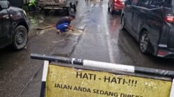 Demi Keselamatan Warga, Munafri Terjun Langsung Pantau Jalan Rusak di Veteran Selatan