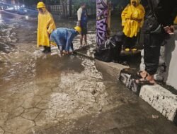 Hujan Deras Guyur Makassar, Satgas Drainase Bergerak Cepat Tangani Genangan di Pettarani