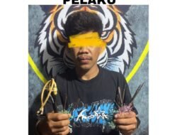 Kerap Teror Warga Pakai Busur, Pemuda di Gowa Diamankan Polsek Somba Opu