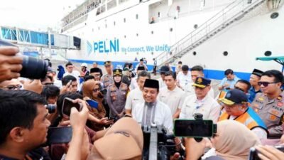 500 Pemudik Dilepas Gubernur Sulsel di Pelabuhan Soekarno-Hatta Makassar