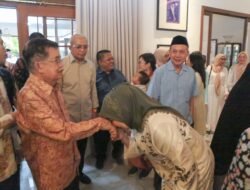 Momen Lebaran, Aliyah Mustika Ilham Sowan ke Jusuf Kalla