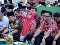 Bupati Husniah Ajak Masyarakat Sukseskan Program Gowa Bersama pada Halal Bihalal di Bajeng