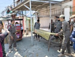 Penataan Kota Berlanjut, 27 Lapak PKL Berdiri 7 Tahun di Tallo, Ditertibkan