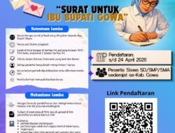 Peringati Hari Kartini 2026, Pemkab Gowa Dorong Literasi Generasi Muda Melalui Lomba Surat Untuk Bupati