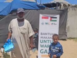 Ratusan Warga Gaza Terima Bantuan Pangan dari KITA Palestina dan WIZ