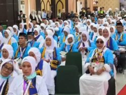 393 Jemaah Kloter Pertama Embarkasi Makassar Mulai Masuk Asrama Haji Sudiang