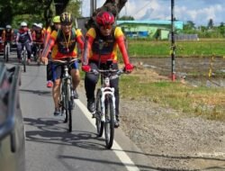 Jaga Kebugaran dan Kamtibmas, SCC Brimob Sulsel Gowes Lintas Daerah