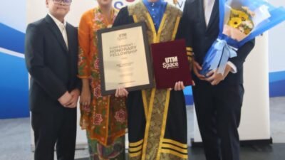 Disaksikan Ribuan Mata, UTM Malaysia Berikan Taruna Ikrar Gelar Adjunct Professor, Kiprah Ilmuwan Indonesia Diakui Dunia
