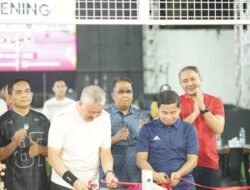 Bupati Pinrang Resmikan Lapangan Padel, Wali Kota Parepare Tasming Hamid dan Kapolres Turut Menjajal