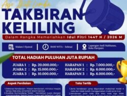 Meriahkan Malam Takbiran 1 Syawal, Pemkot Parepare Siapkan Hadiah Puluhan Juta Lewat Lomba Takbiran Keliling