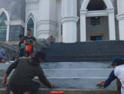 Instruksi Presiden dan Kenyamanan Beribadah, ASN Pemkot Parepare Kompak Benahi Masjid Agung