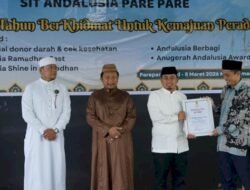 Tasming Hamid Terima Andalusia Award atas Inisiasi Program Safari Dakwah Pemkot Parepare