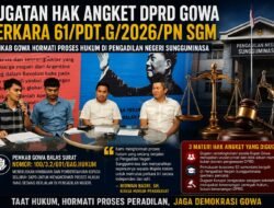 Pemkab Gowa Hormati Proses Gugatan Hak Angket di Pengadilan, Bupati Teruskan Imbauan ke Seluruh SKPD