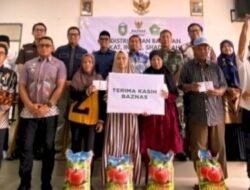 Tasming Hamid Serahkan Paket Ramadan Baznas, Ajak Warga Perkuat Kebersamaan
