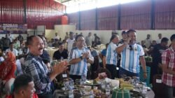 Jagokan Argentina, Wabup Gowa Nobar Piala Dunia Bersama Dandim di Pattallassang
