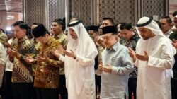 Jusuf Kalla Sampaikan Duka Cita atas Wafatnya Amir Qatar, Ikut Sholat Ghaib di Masjid Istiqlal
