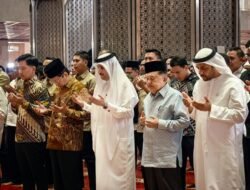 Jusuf Kalla Sampaikan Duka Cita atas Wafatnya Amir Qatar, Ikut Sholat Ghaib di Masjid Istiqlal