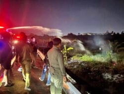 Asap Tebal Akibat Sampah Terbakar Selimuti Jalan Leimena, Camat: Diduga Ulah ODGJ
