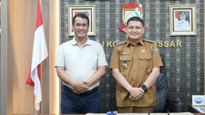 Mentan Amran Sambangi Kantor Balai Kota, Appi: Suatu Kehormatan Bagi Pemerintah Kota Makassar