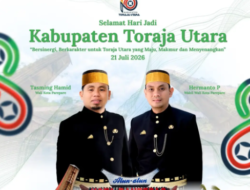 Hari Jadi Ke-18 Kabupaten Toraja Utara, Pemkot Parepare Beri Apresiasi dan Ucapan Selamat