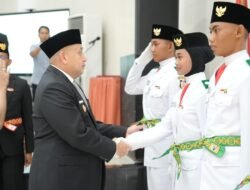 70 Paskibraka Makassar Siap Kibarkan Merah Putih di Karebosi