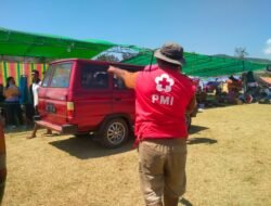 PMI Sebar Informasi RS Lapangan bagi Korban Gempa di Reok, Layanan Kesehatan Buka 24 Jam